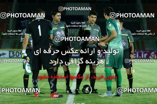 779571, لیگ برتر فوتبال ایران، Persian Gulf Cup، Week 3، First Leg، 2017/08/11، Tehran,Shahr Qods، Shahr-e Qods Stadium، Paykan 0 - 0 Zob Ahan Esfahan