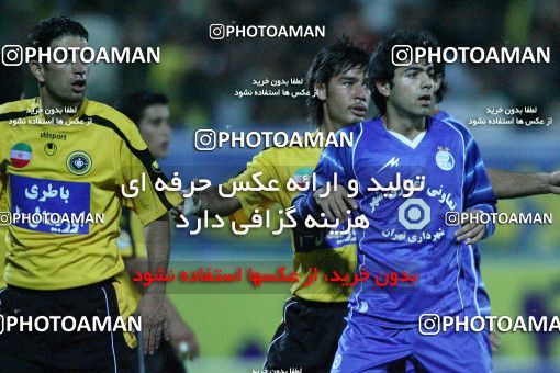 798741, لیگ برتر فوتبال ایران، Persian Gulf Cup، Week 8، First Leg، 2007/10/07، Isfahan,Fooladshahr، Foolad Shahr Stadium، Sepahan 2 - ۱ Esteghlal