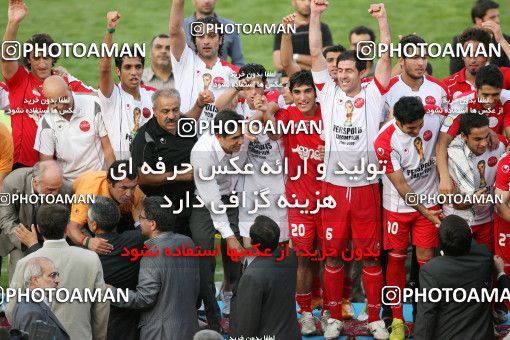 799809, لیگ برتر فوتبال ایران، Persian Gulf Cup، Week 34، Second Leg، 2008/05/17، Tehran، Azadi Stadium، Persepolis 2 - ۱ Sepahan