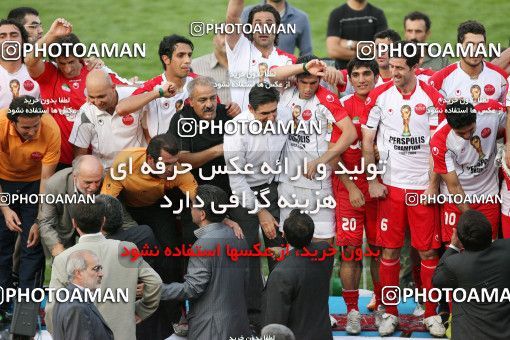 799751, لیگ برتر فوتبال ایران، Persian Gulf Cup، Week 34، Second Leg، 2008/05/17، Tehran، Azadi Stadium، Persepolis 2 - ۱ Sepahan