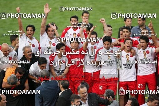 799799, لیگ برتر فوتبال ایران، Persian Gulf Cup، Week 34، Second Leg، 2008/05/17، Tehran، Azadi Stadium، Persepolis 2 - ۱ Sepahan