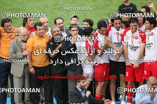 799581, لیگ برتر فوتبال ایران، Persian Gulf Cup، Week 34، Second Leg، 2008/05/17، Tehran، Azadi Stadium، Persepolis 2 - ۱ Sepahan