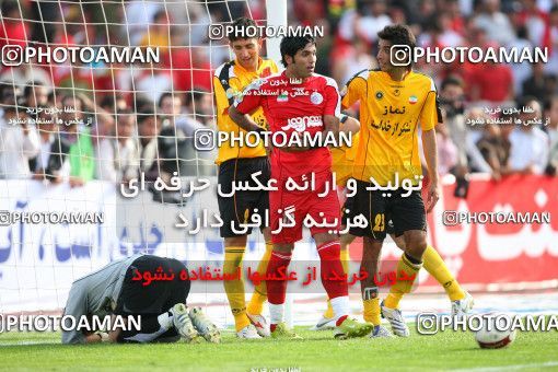 799258, لیگ برتر فوتبال ایران، Persian Gulf Cup، Week 34، Second Leg، 2008/05/17، Tehran، Azadi Stadium، Persepolis 2 - ۱ Sepahan