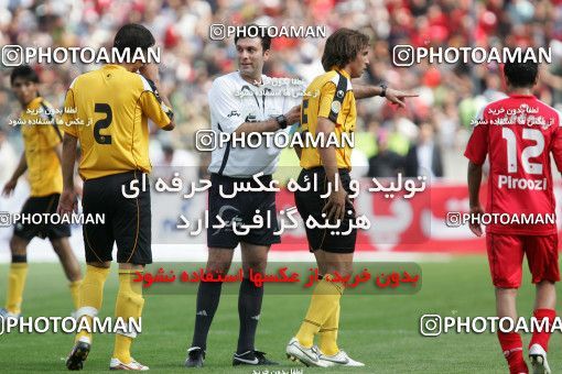 800012, لیگ برتر فوتبال ایران، Persian Gulf Cup، Week 34، Second Leg، 2008/05/17، Tehran، Azadi Stadium، Persepolis 2 - ۱ Sepahan