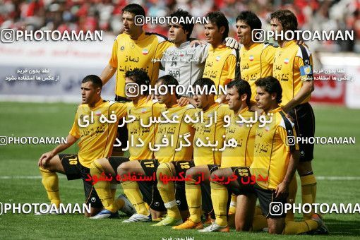 800126, لیگ برتر فوتبال ایران، Persian Gulf Cup، Week 34، Second Leg، 2008/05/17، Tehran، Azadi Stadium، Persepolis 2 - ۱ Sepahan