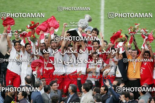 800045, لیگ برتر فوتبال ایران، Persian Gulf Cup، Week 34، Second Leg، 2008/05/17، Tehran، Azadi Stadium، Persepolis 2 - ۱ Sepahan