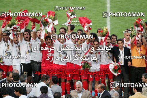 800061, لیگ برتر فوتبال ایران، Persian Gulf Cup، Week 34، Second Leg، 2008/05/17، Tehran، Azadi Stadium، Persepolis 2 - ۱ Sepahan