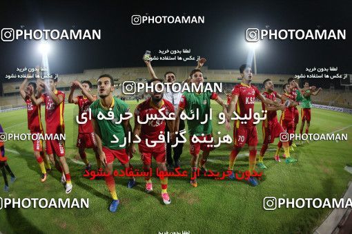 801857, لیگ برتر فوتبال ایران، Persian Gulf Cup، Week 4، First Leg، 2017/08/18، Ahvaz، Ahvaz Ghadir Stadium، Foulad Khouzestan 2 - ۱ Gostaresh Foulad Tabriz
