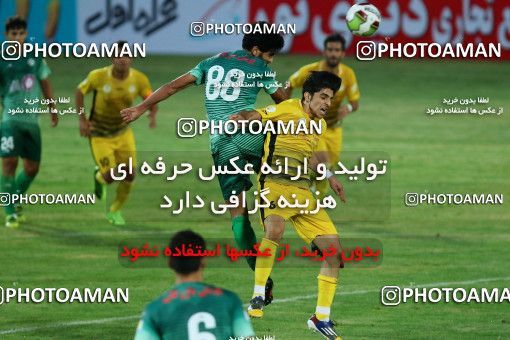 878870, Isfahan,Fooladshahr, , جام حذفی فوتبال ایران, 1/16 stage, Khorramshahr Cup, Zob Ahan Esfahan 1 v 1 Fajr-e Sepasi Shiraz on 2017/09/08 at Foolad Shahr Stadium