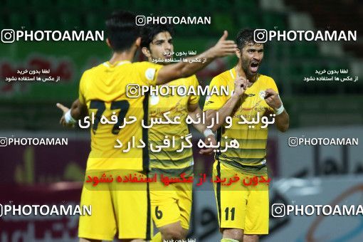 878774, Isfahan,Fooladshahr, , جام حذفی فوتبال ایران, 1/16 stage, Khorramshahr Cup, Zob Ahan Esfahan 1 v 1 Fajr-e Sepasi Shiraz on 2017/09/08 at Foolad Shahr Stadium