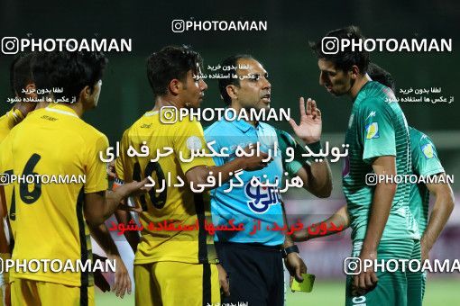 878666, Isfahan,Fooladshahr, , جام حذفی فوتبال ایران, 1/16 stage, Khorramshahr Cup, Zob Ahan Esfahan 1 v 1 Fajr-e Sepasi Shiraz on 2017/09/08 at Foolad Shahr Stadium