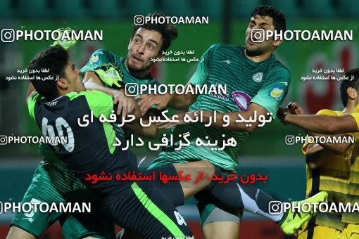 878736, Isfahan,Fooladshahr, , جام حذفی فوتبال ایران, 1/16 stage, Khorramshahr Cup, Zob Ahan Esfahan 1 v 1 Fajr-e Sepasi Shiraz on 2017/09/08 at Foolad Shahr Stadium