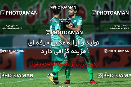878794, Isfahan,Fooladshahr, , جام حذفی فوتبال ایران, 1/16 stage, Khorramshahr Cup, Zob Ahan Esfahan 1 v 1 Fajr-e Sepasi Shiraz on 2017/09/08 at Foolad Shahr Stadium