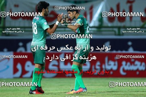 878834, Isfahan,Fooladshahr, , جام حذفی فوتبال ایران, 1/16 stage, Khorramshahr Cup, Zob Ahan Esfahan 1 v 1 Fajr-e Sepasi Shiraz on 2017/09/08 at Foolad Shahr Stadium