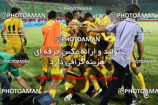878703, Isfahan,Fooladshahr, , جام حذفی فوتبال ایران, 1/16 stage, Khorramshahr Cup, Zob Ahan Esfahan 1 v 1 Fajr-e Sepasi Shiraz on 2017/09/08 at Foolad Shahr Stadium