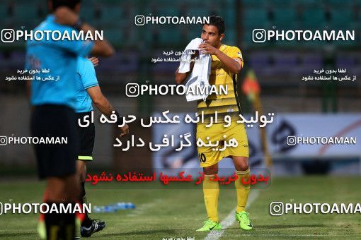 855826, Isfahan,Fooladshahr, , جام حذفی فوتبال ایران, 1/16 stage, Khorramshahr Cup, Zob Ahan Esfahan 1 v 1 Fajr-e Sepasi Shiraz on 2017/09/08 at Foolad Shahr Stadium