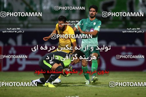 855746, Isfahan,Fooladshahr, , جام حذفی فوتبال ایران, 1/16 stage, Khorramshahr Cup, Zob Ahan Esfahan 1 v 1 Fajr-e Sepasi Shiraz on 2017/09/08 at Foolad Shahr Stadium