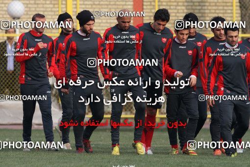 863912, Tehran, , Persepolis Football Team Training Session on 2013/01/01 at Derafshifar Stadium