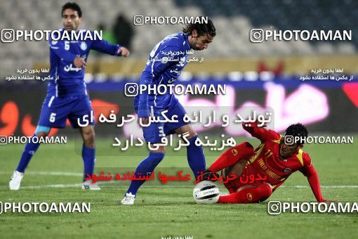902634, لیگ برتر فوتبال ایران، Persian Gulf Cup، Week 21، Second Leg، 2012/01/25، Tehran، Azadi Stadium، Esteghlal 2 - ۱ Foulad Khouzestan