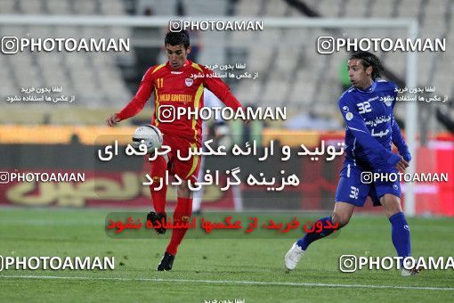 1052232, لیگ برتر فوتبال ایران، Persian Gulf Cup، Week 21، Second Leg، 2012/01/25، Tehran، Azadi Stadium، Esteghlal 2 - ۱ Foulad Khouzestan