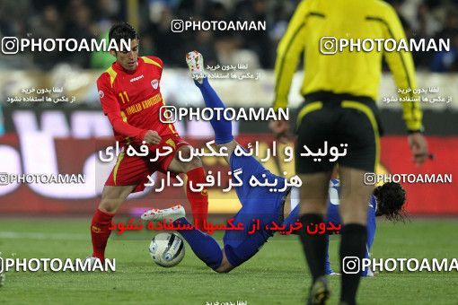 1052068, Tehran, [*parameter:4*], لیگ برتر فوتبال ایران، Persian Gulf Cup، Week 21، Second Leg، Esteghlal 2 v 1 Foulad Khouzestan on 2012/01/25 at Azadi Stadium