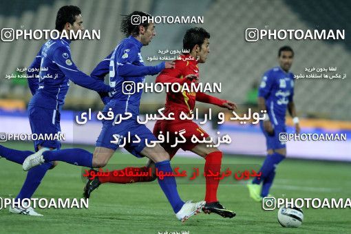 1052322, لیگ برتر فوتبال ایران، Persian Gulf Cup، Week 21، Second Leg، 2012/01/25، Tehran، Azadi Stadium، Esteghlal 2 - ۱ Foulad Khouzestan