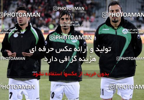 967075, لیگ برتر فوتبال ایران، Persian Gulf Cup، Week 21، Second Leg، 2012/01/29، Tehran، Azadi Stadium، Persepolis 0 - 0 Zob Ahan Esfahan