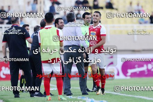 992212, لیگ برتر فوتبال ایران، Persian Gulf Cup، Week 9، First Leg، 2017/10/12، Ahvaz، Ahvaz Ghadir Stadium، Esteghlal Khouzestan 1 - 3 Persepolis