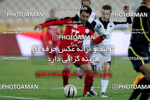 967360, لیگ برتر فوتبال ایران، Persian Gulf Cup، Week 19، Second Leg، 2012/01/11، Tehran، Azadi Stadium، Persepolis 4 - ۱ Shahin Boushehr