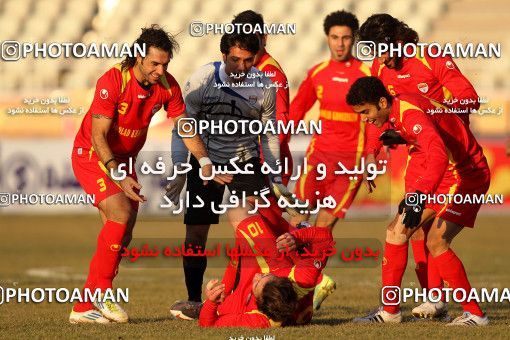 901203, لیگ برتر فوتبال ایران، Persian Gulf Cup، Week 19، Second Leg، 2012/01/15، Tehran، Shahid Dastgerdi Stadium، Naft Tehran 1 - 3 Foulad Khouzestan