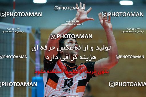 954251, Tehran, , Iran Volleyball Super League، Shahid Hojaji Cup، 2017-18 season، First Leg، Week 3، Sarmayeh Bank v Paykan on 2017/10/18 at Volleyball House of Tehran  / ([*parameter:140*] - [*parameter:139*]) (3-۱)