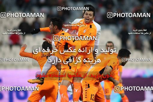 1077191, Tehran, , جام حذفی فوتبال ایران, Eighth final, Khorramshahr Cup, Badran Tehran 1 v 2 Persepolis on 2017/12/15 at Azadi Stadium