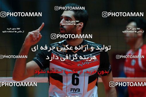 974012, Tehran, Iran, Iran Volleyball Super League، Shahid Hojaji Cup، 2017-18 season، First Leg، Week 10، Sarmayeh Bank 3 v ۰ Shahrdari Tabriz on 2017/11/29 at Azadi Indoor Stadium