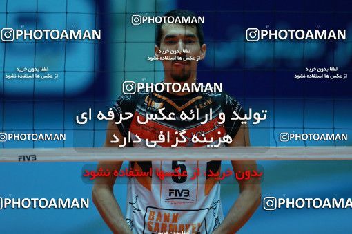 974506, Tehran, Iran, Iran Volleyball Super League، Shahid Hojaji Cup، 2017-18 season، First Leg، Week 10، Sarmayeh Bank 3 v ۰ Shahrdari Tabriz on 2017/11/29 at Azadi Indoor Stadium