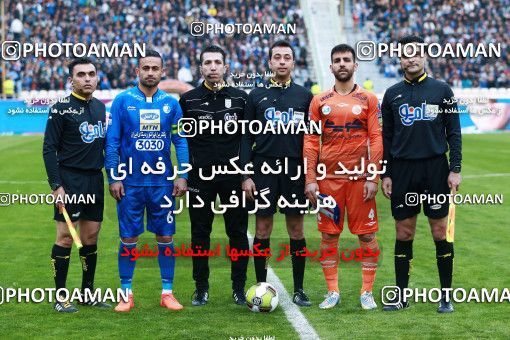 1011147, لیگ برتر فوتبال ایران، Persian Gulf Cup، Week 19، Second Leg، 2018/01/12، Tehran، Azadi Stadium، Esteghlal 1 - ۱ Saipa