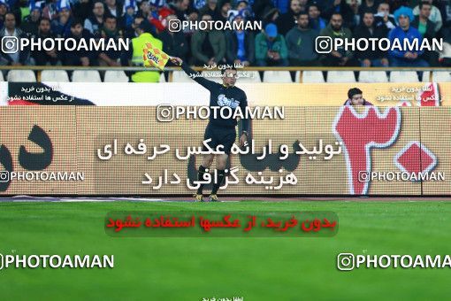 1011494, لیگ برتر فوتبال ایران، Persian Gulf Cup، Week 19، Second Leg، 2018/01/12، Tehran، Azadi Stadium، Esteghlal 1 - ۱ Saipa