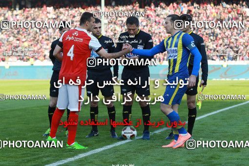 1035859, Tehran, Iran, لیگ برتر فوتبال ایران، Persian Gulf Cup، Week 20، Second Leg، Persepolis 1 v 1 Gostaresh Foulad Tabriz on 2018/01/18 at Azadi Stadium