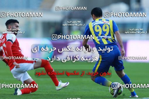 1035789, Tehran, Iran, لیگ برتر فوتبال ایران، Persian Gulf Cup، Week 20، Second Leg، Persepolis 1 v 1 Gostaresh Foulad Tabriz on 2018/01/18 at Azadi Stadium