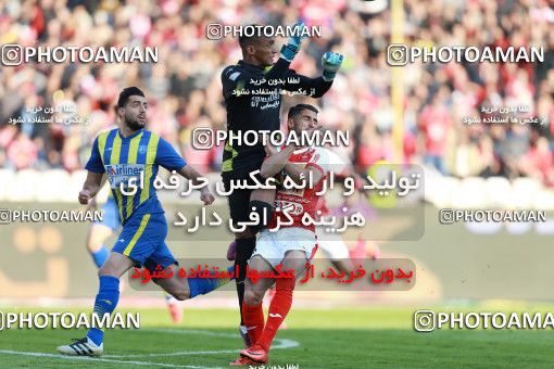 1036621, Tehran, Iran, لیگ برتر فوتبال ایران، Persian Gulf Cup، Week 20، Second Leg، Persepolis 1 v 1 Gostaresh Foulad Tabriz on 2018/01/18 at Azadi Stadium