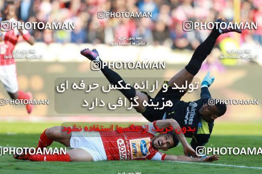 1036135, Tehran, Iran, لیگ برتر فوتبال ایران، Persian Gulf Cup، Week 20، Second Leg، Persepolis 1 v 1 Gostaresh Foulad Tabriz on 2018/01/18 at Azadi Stadium