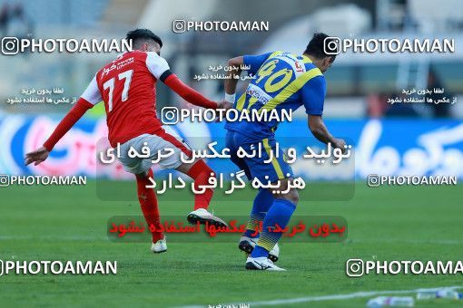 1036140, Tehran, Iran, لیگ برتر فوتبال ایران، Persian Gulf Cup، Week 20، Second Leg، Persepolis 1 v 1 Gostaresh Foulad Tabriz on 2018/01/18 at Azadi Stadium