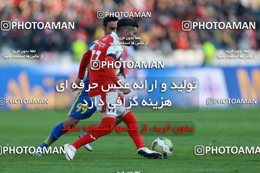 1037126, Tehran, Iran, لیگ برتر فوتبال ایران، Persian Gulf Cup، Week 20، Second Leg، Persepolis 1 v 1 Gostaresh Foulad Tabriz on 2018/01/18 at Azadi Stadium