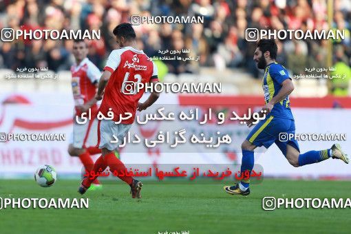 1037012, Tehran, Iran, لیگ برتر فوتبال ایران، Persian Gulf Cup، Week 20، Second Leg، Persepolis 1 v 1 Gostaresh Foulad Tabriz on 2018/01/18 at Azadi Stadium