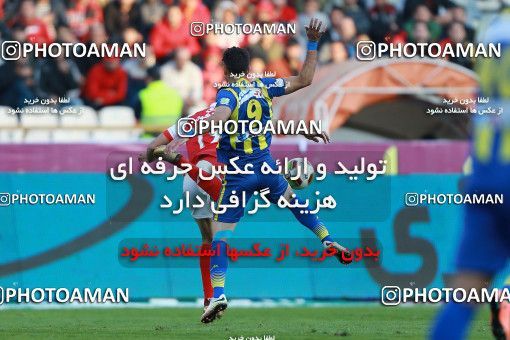 1036328, Tehran, Iran, لیگ برتر فوتبال ایران، Persian Gulf Cup، Week 20، Second Leg، Persepolis 1 v 1 Gostaresh Foulad Tabriz on 2018/01/18 at Azadi Stadium
