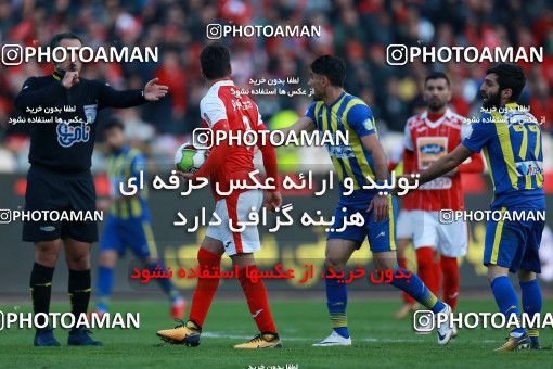 1036372, Tehran, Iran, لیگ برتر فوتبال ایران، Persian Gulf Cup، Week 20، Second Leg، Persepolis 1 v 1 Gostaresh Foulad Tabriz on 2018/01/18 at Azadi Stadium