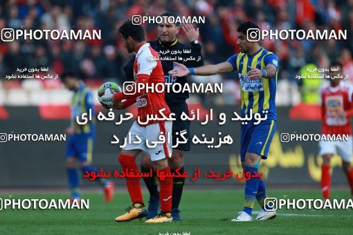 1036723, Tehran, Iran, لیگ برتر فوتبال ایران، Persian Gulf Cup، Week 20، Second Leg، Persepolis 1 v 1 Gostaresh Foulad Tabriz on 2018/01/18 at Azadi Stadium