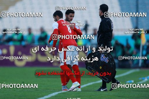 1037022, Tehran, Iran, لیگ برتر فوتبال ایران، Persian Gulf Cup، Week 20، Second Leg، Persepolis 1 v 1 Gostaresh Foulad Tabriz on 2018/01/18 at Azadi Stadium