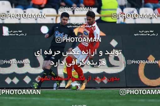 1036637, Tehran, Iran, لیگ برتر فوتبال ایران، Persian Gulf Cup، Week 20، Second Leg، Persepolis 1 v 1 Gostaresh Foulad Tabriz on 2018/01/18 at Azadi Stadium