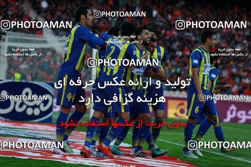 1036651, Tehran, Iran, لیگ برتر فوتبال ایران، Persian Gulf Cup، Week 20، Second Leg، Persepolis 1 v 1 Gostaresh Foulad Tabriz on 2018/01/18 at Azadi Stadium