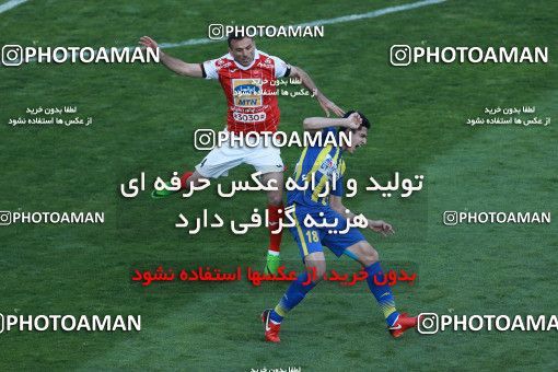 1012899, Tehran, Iran, لیگ برتر فوتبال ایران، Persian Gulf Cup، Week 20، Second Leg، Persepolis 1 v 1 Gostaresh Foulad Tabriz on 2018/01/18 at Azadi Stadium